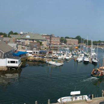 Boats in a harbor